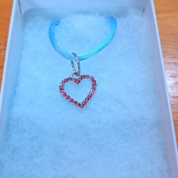 Jewelry - Pink Crystal Heart Necklace